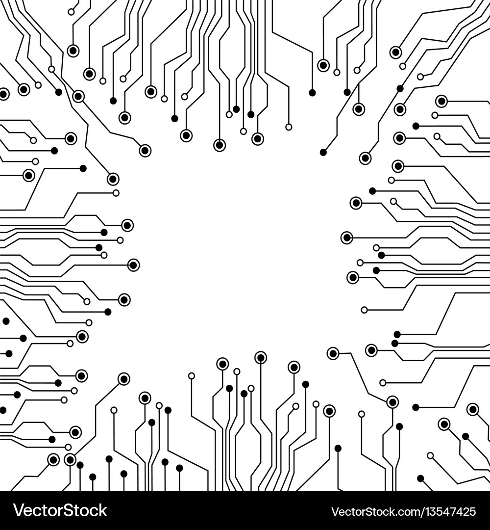 Electrical Circuit Diagram Royalty Free Vector Image