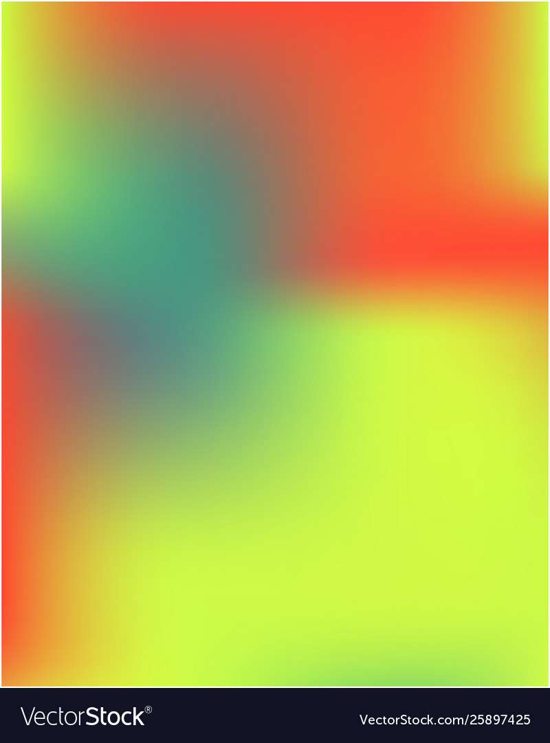 Gradient mesh painted in different colors