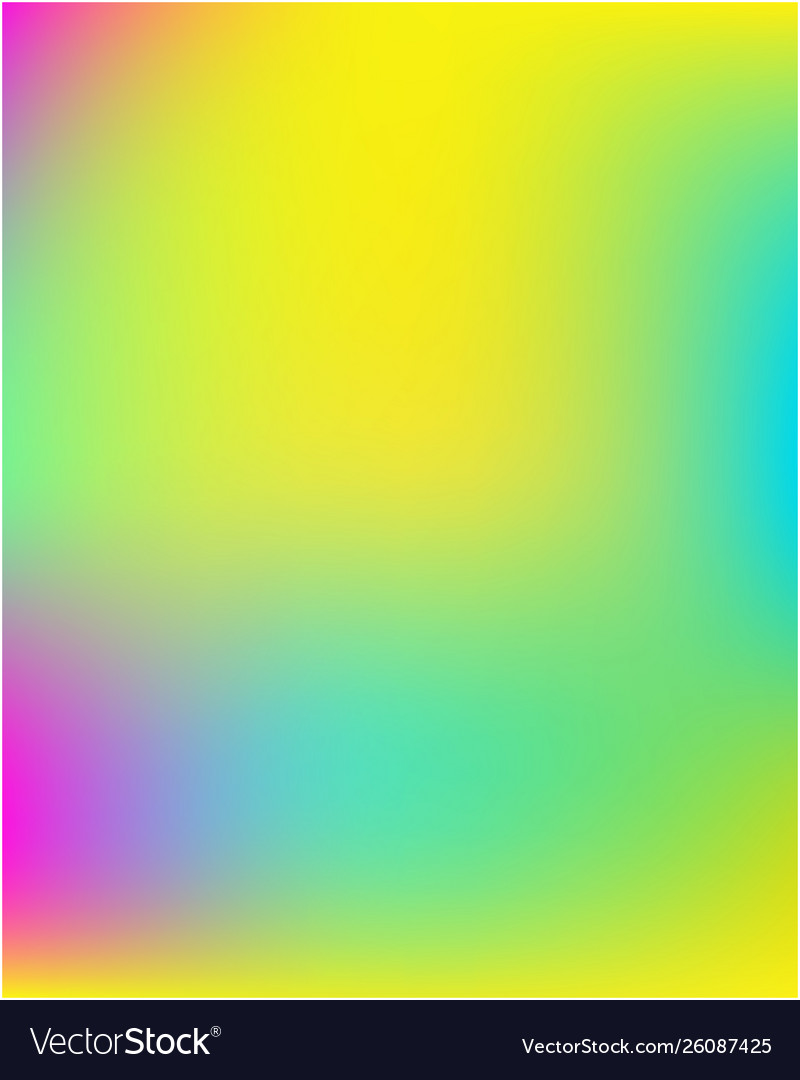 Gradient mesh painted in different colors