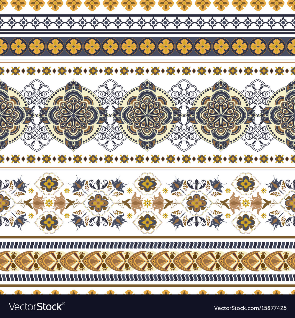 Intricate Ethnic Border Pattern
