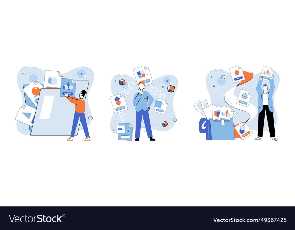 Shared file online networks provide platform vector image Shared file online networks provide platform