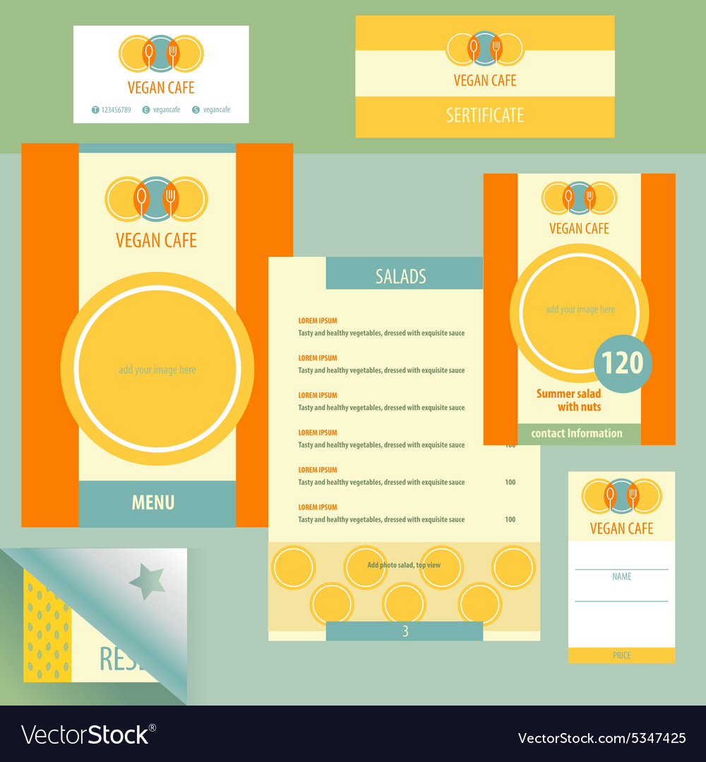 Template logo and corporate identity