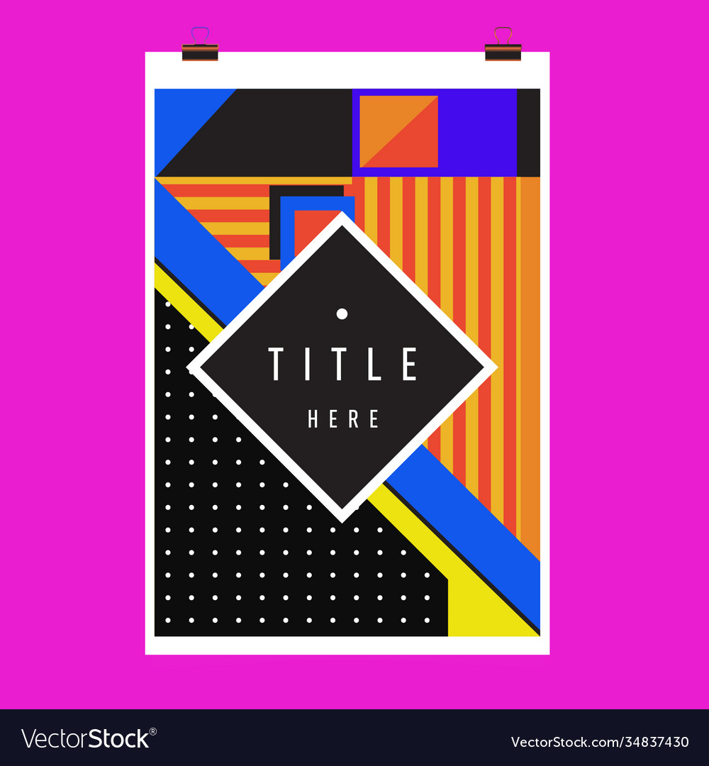 Abstract colorful geometric pattern background Vector Image Abstract colorful geometric pattern background
