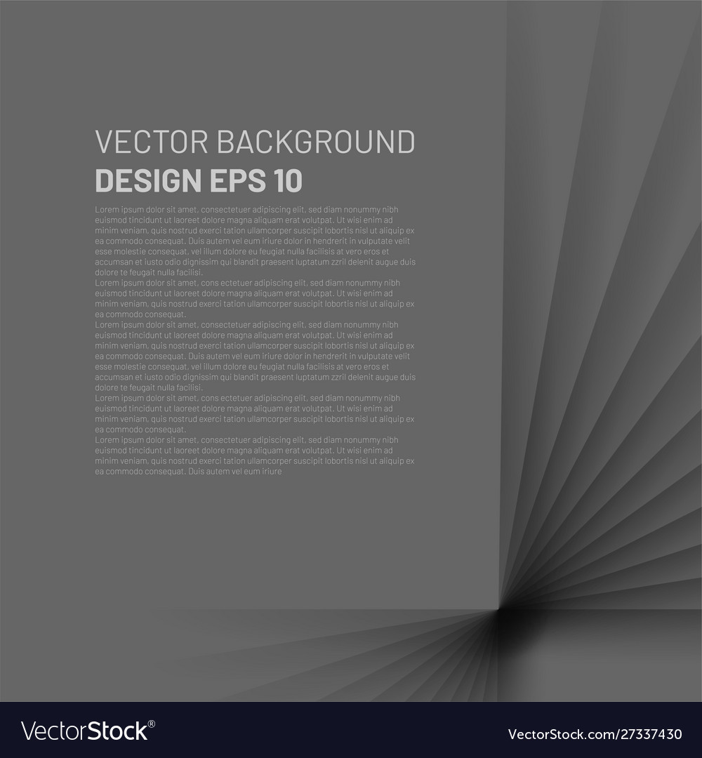 Background layer gray paper with space vector image Background layer gray paper with space