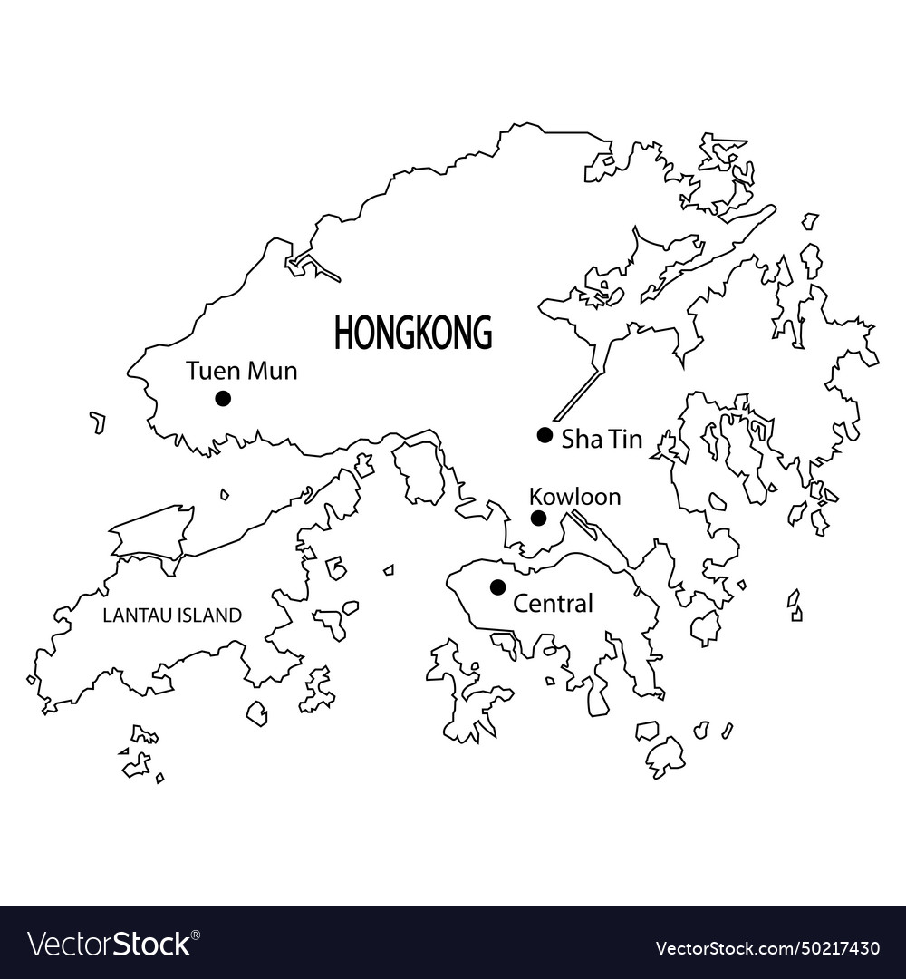 Hong kong map