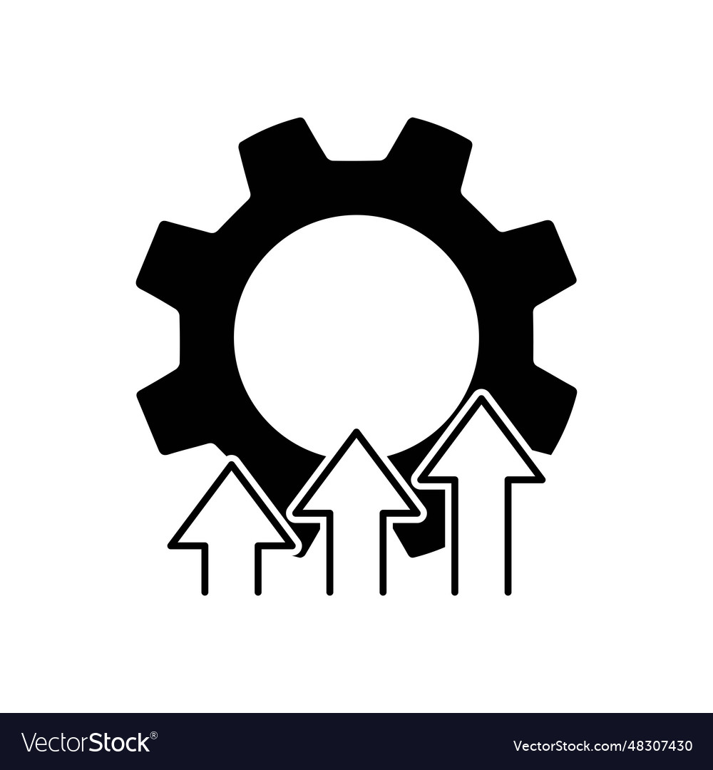 Improvement icon creative sign from quality Vector Image