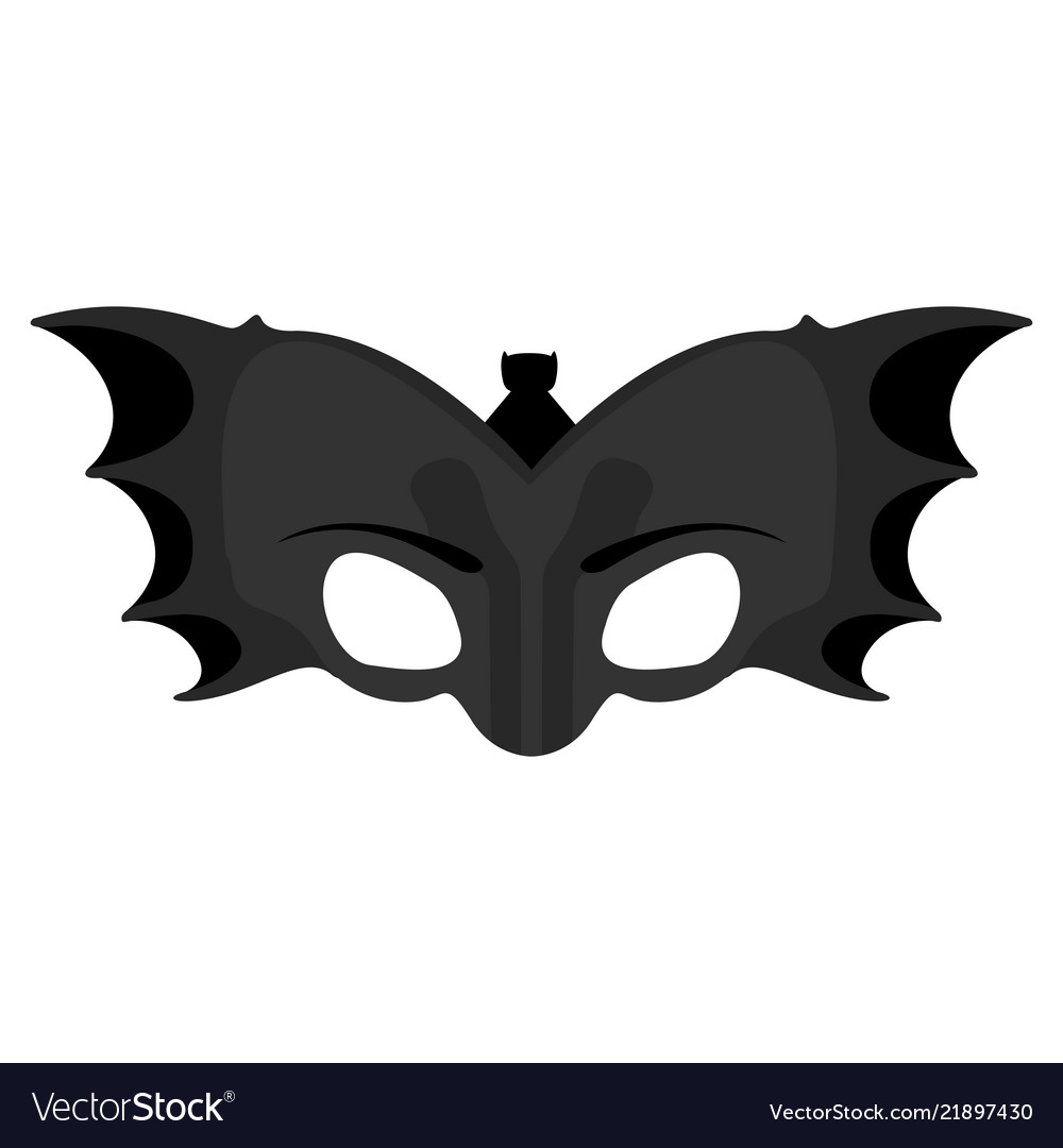 Isolated halloween mask Royalty Free Vector Image