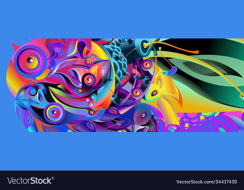 Landing page background template with colorful Vector Image Landing page background template with colorful