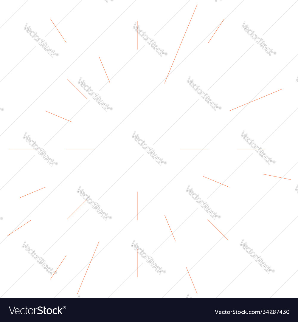 Radial radiating lines abstract burst element vector image Radial radiating lines abstract burst element