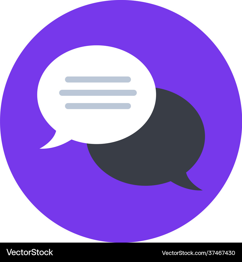 Speech bubble Royalty Free Vector Image - VectorStock