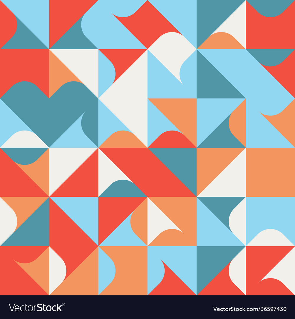 Warm colored circular pattern design