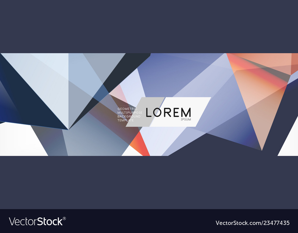 3d card on light backdrop abstract triangle