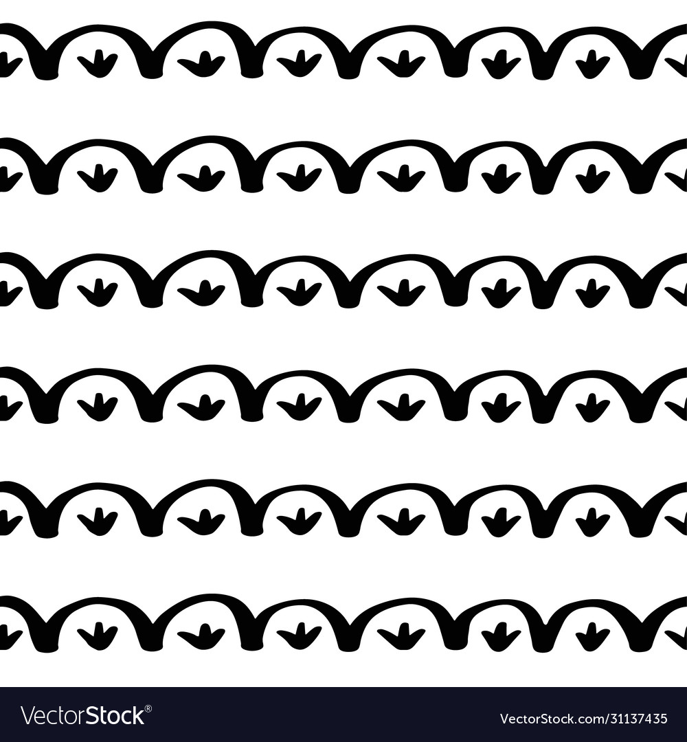 Abstract doodle line pattern-02