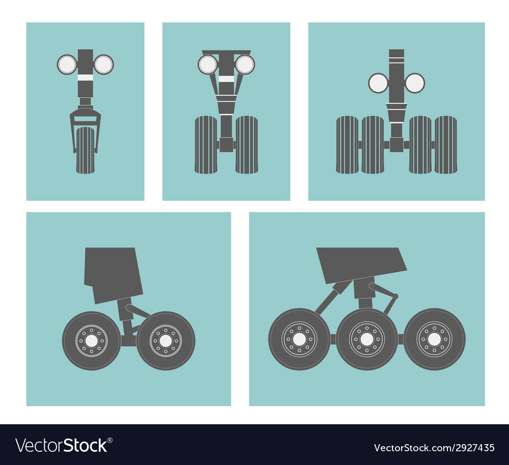 Рисунок шасси самолета