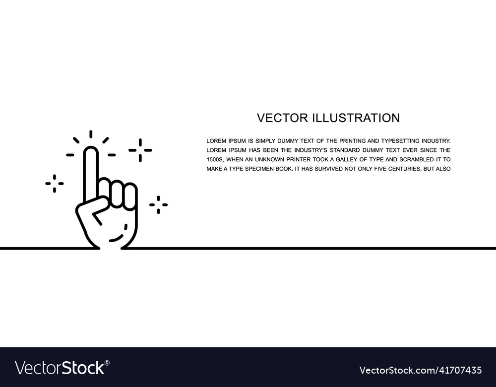Clean Forefinger Click Cursor
