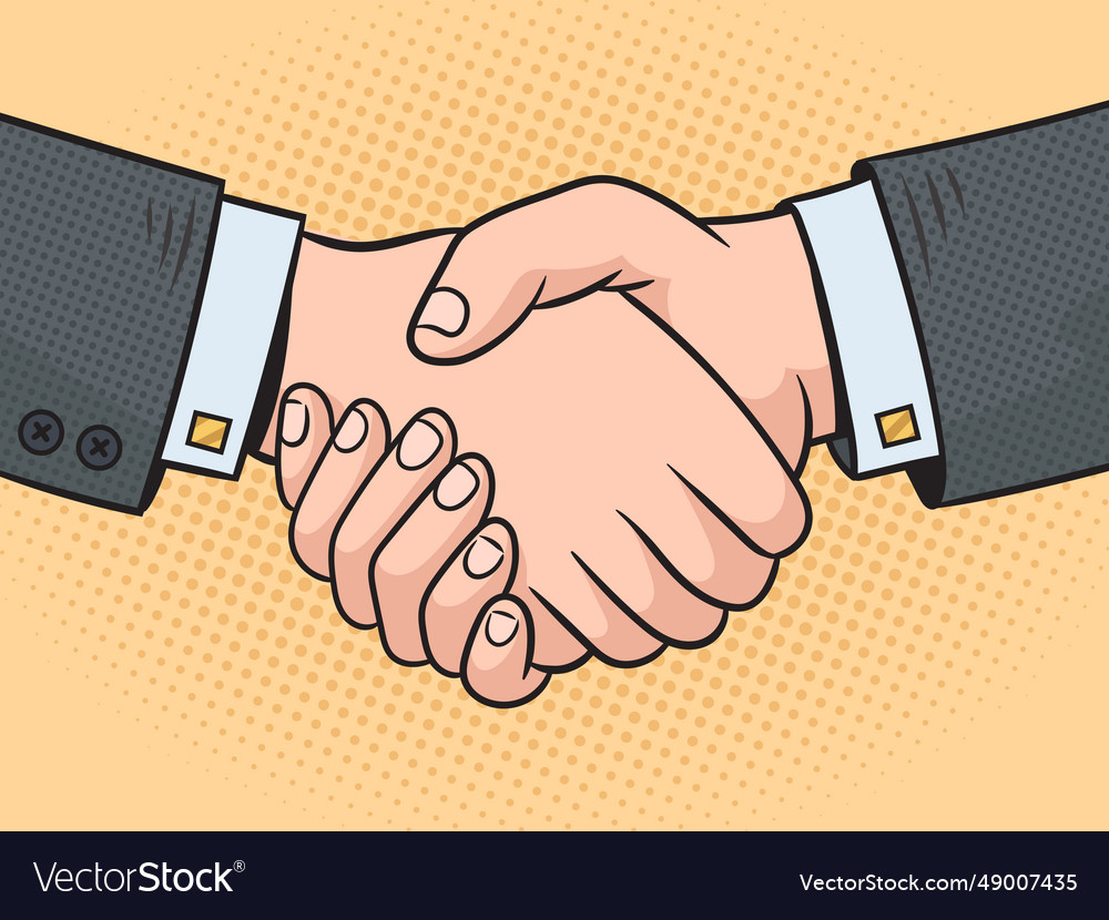 Handshake with the wrong number of finger on hand