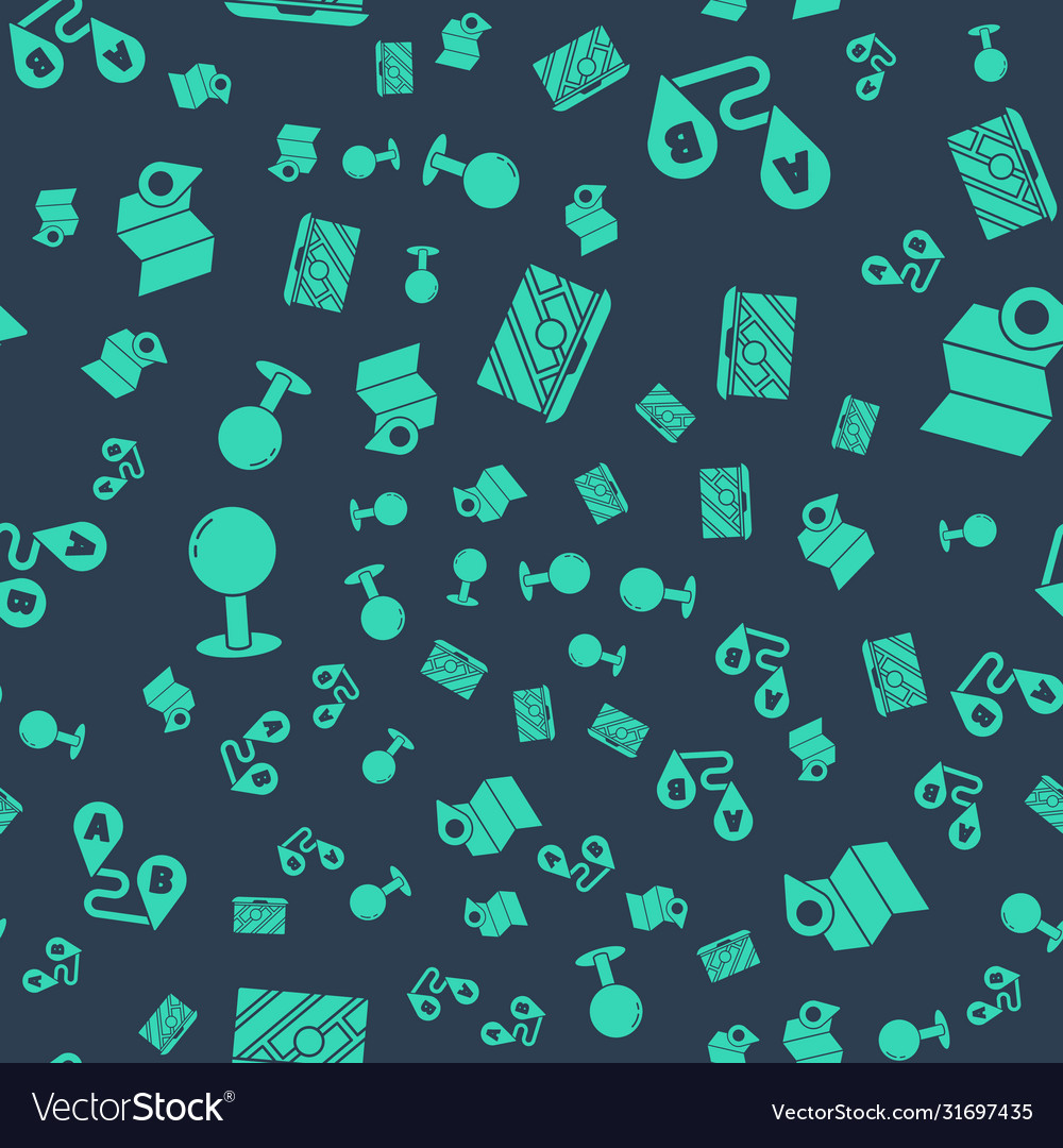 Set city map navigation route location push pin vector image Set city map navigation route location push pin