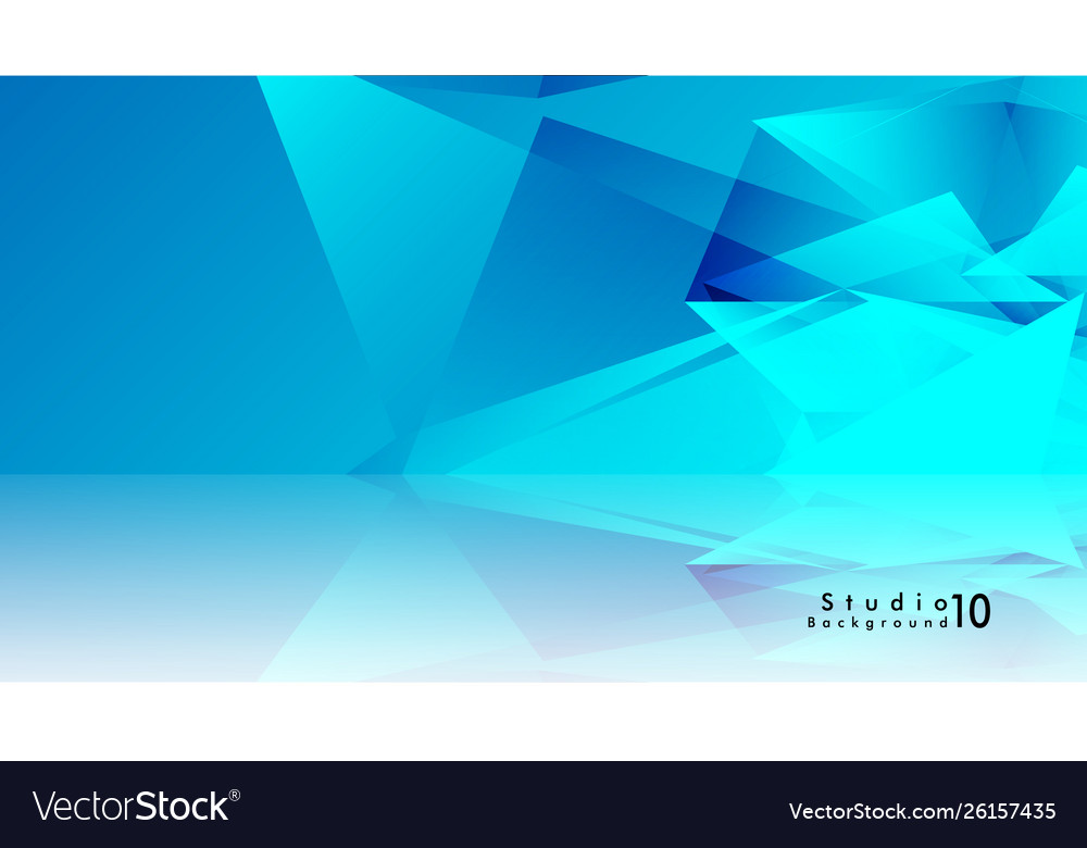 Studio background abstract triangles