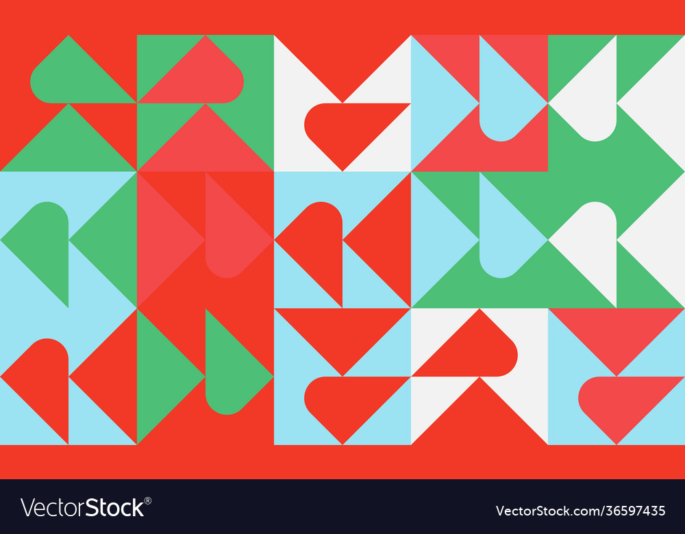 Trendy background with simple shapes