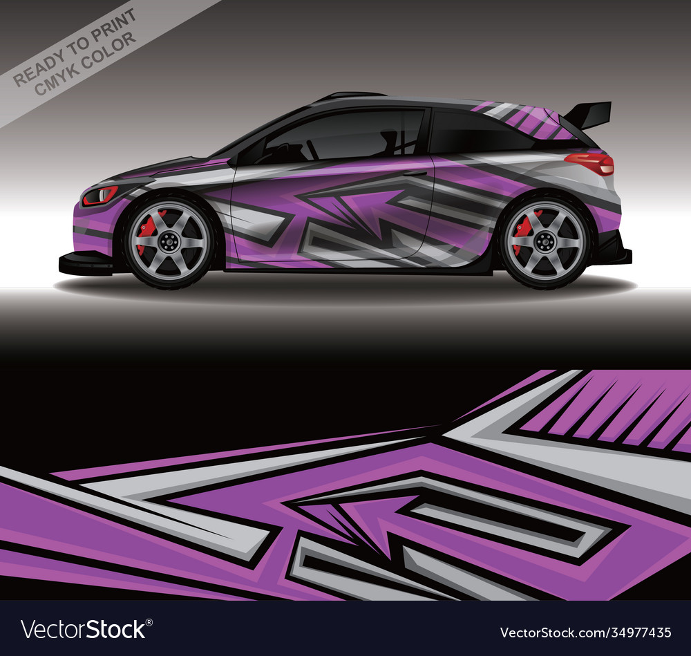 Wrap car decal design custom livery race rally