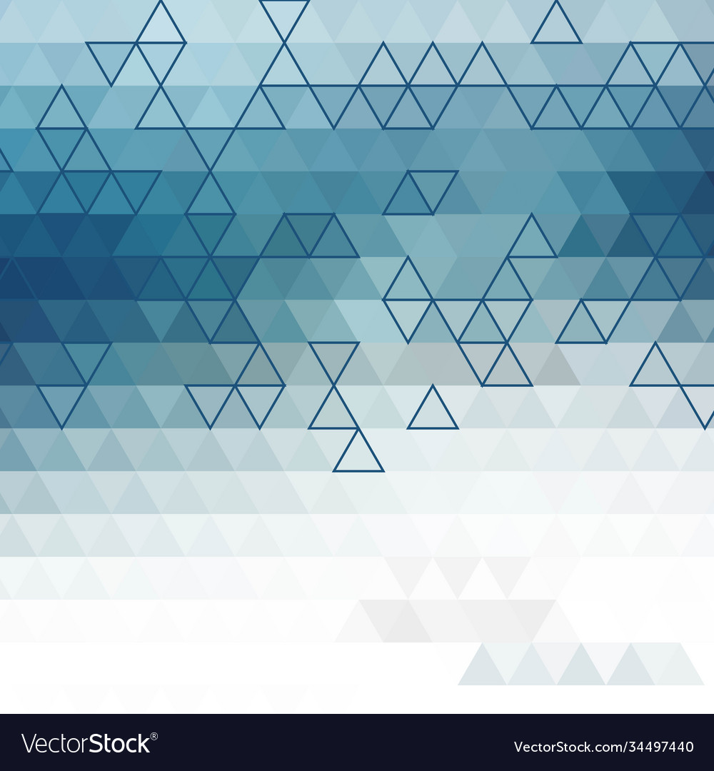 Abstract blue geometric background Royalty Free Vector Image