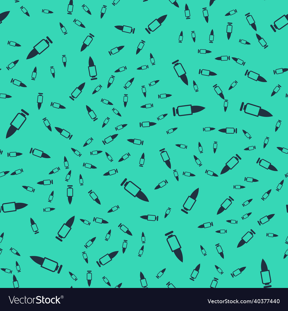 Black bullet icon isolated seamless pattern