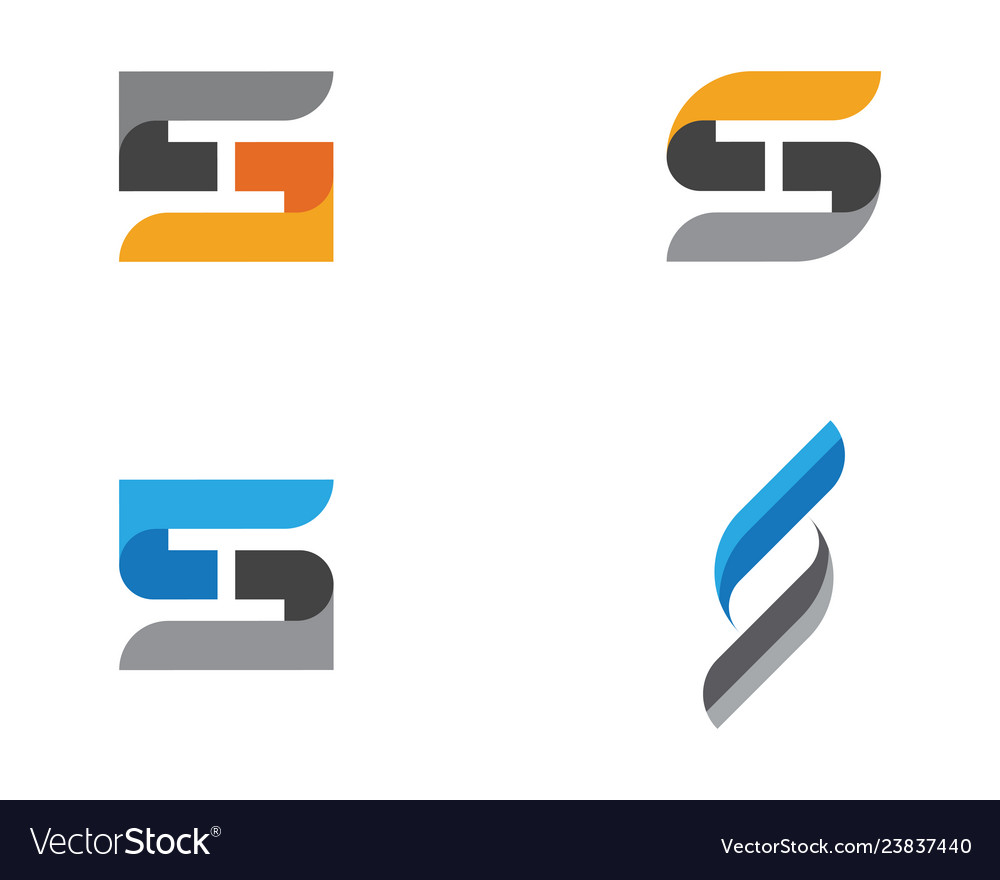 Business corporate s letter logo vector image Business corporate s letter logo