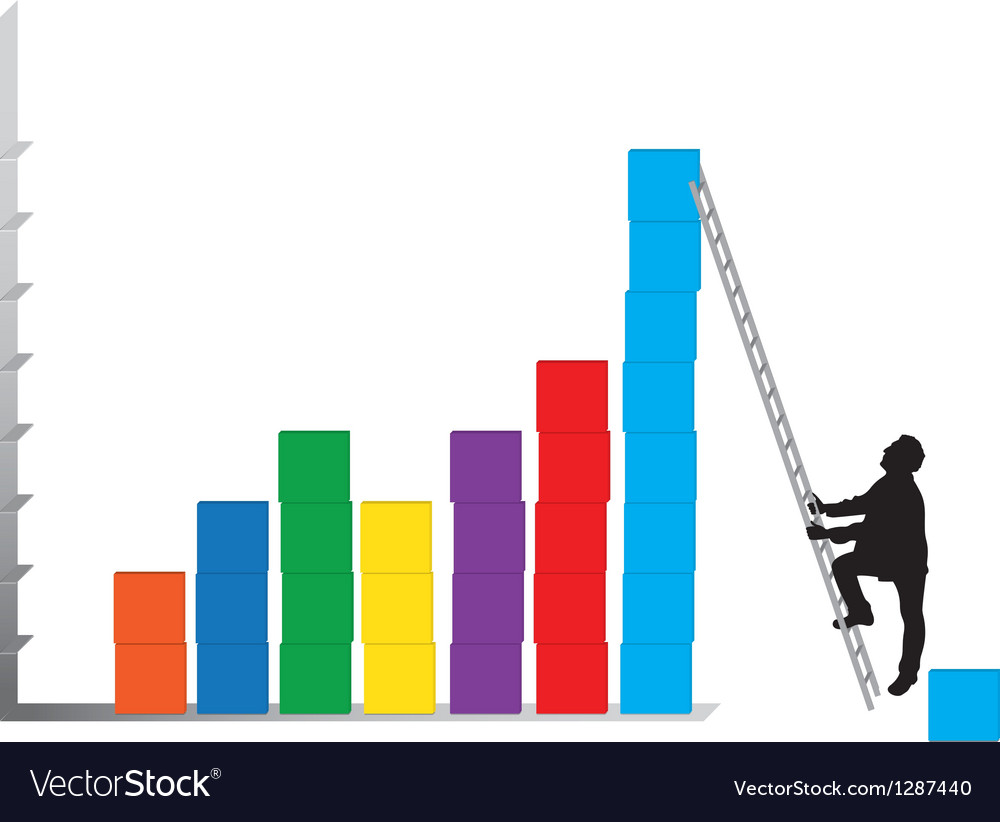 Colorful Business Block Graph