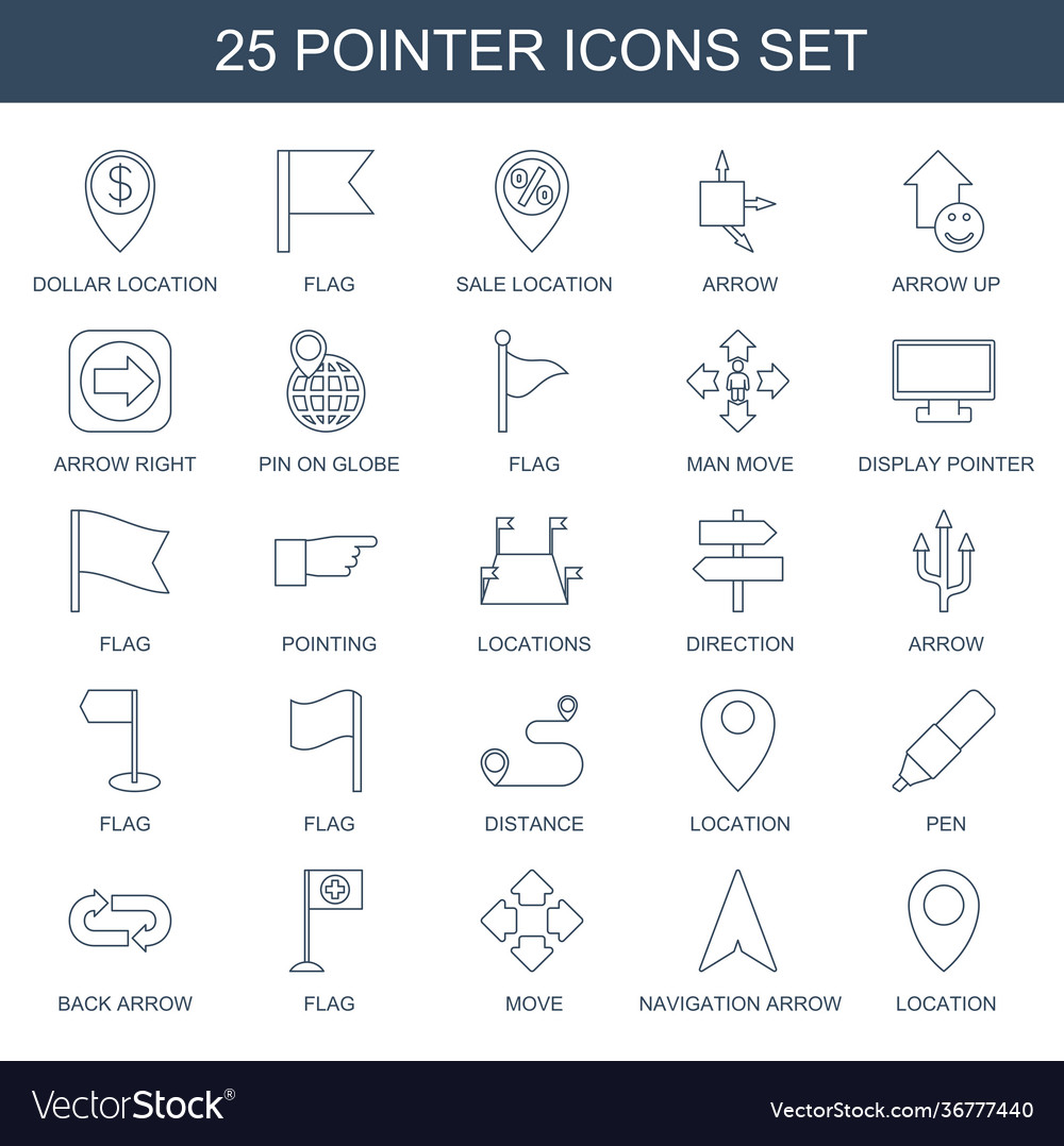 Pointer icons