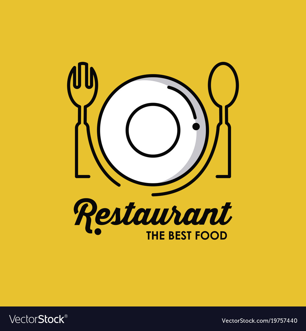 Restaurant Identity Symbol Royalty Free Vector Image