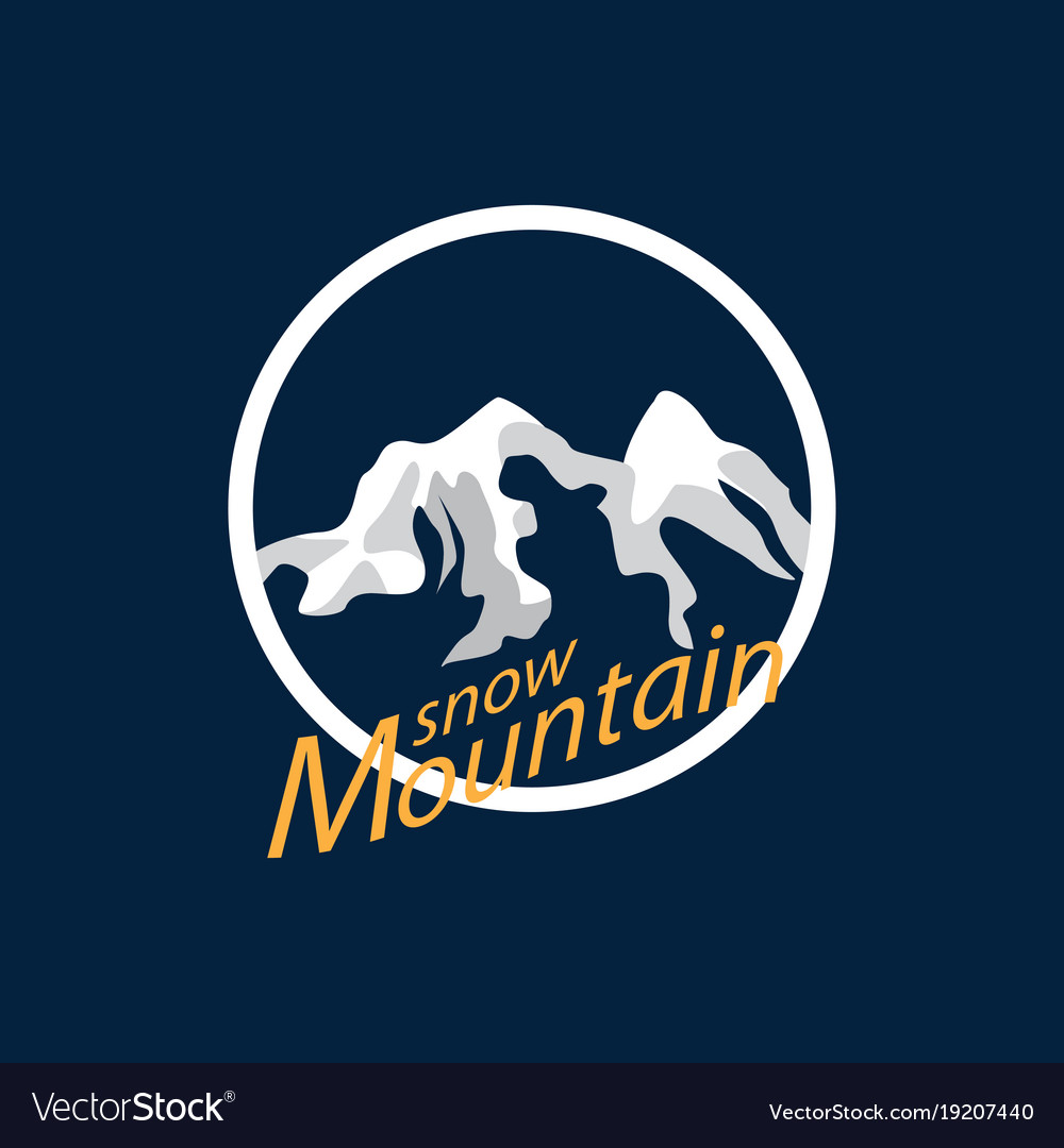 Snow mountain logo