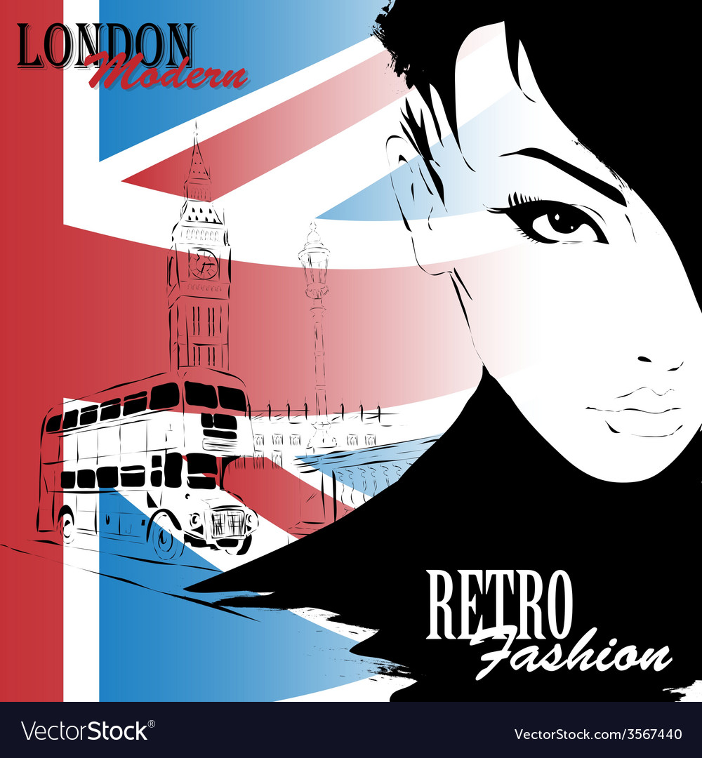 Vintage London Grunge Poster