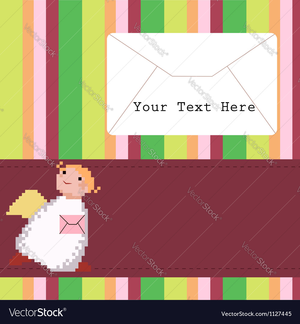 Angel with a letter