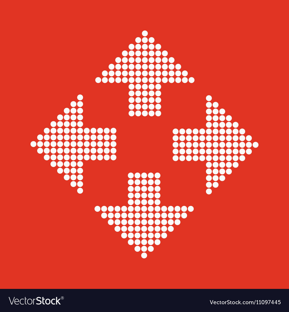 Arrow icon navigation and positioning