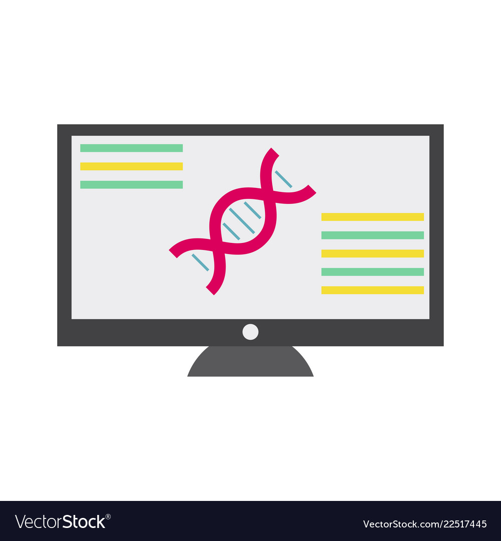 Medical icon set and brain with dna pain Vector Image