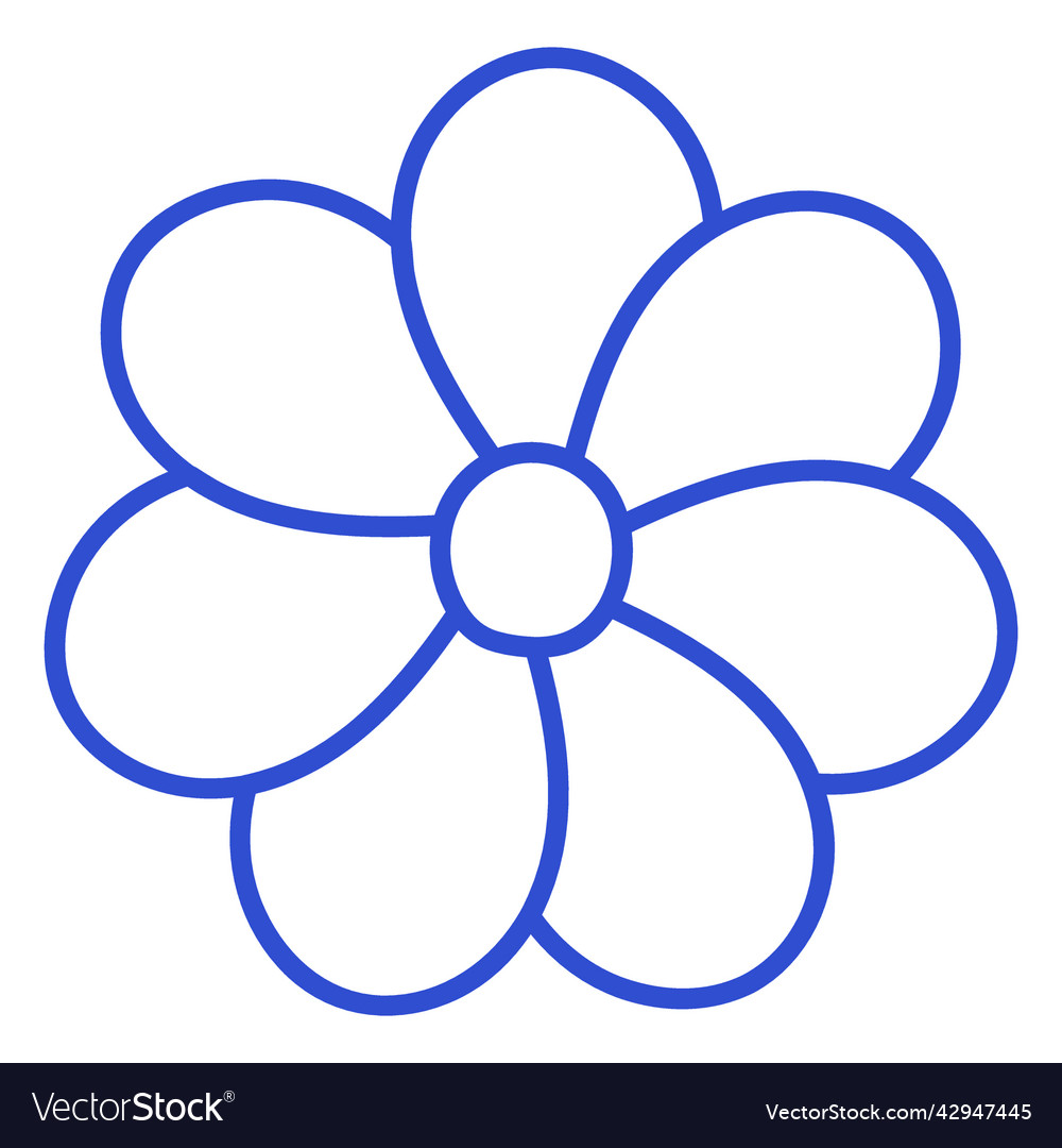 simple-stroke-seven-petals-flower-high-quality-vector-image