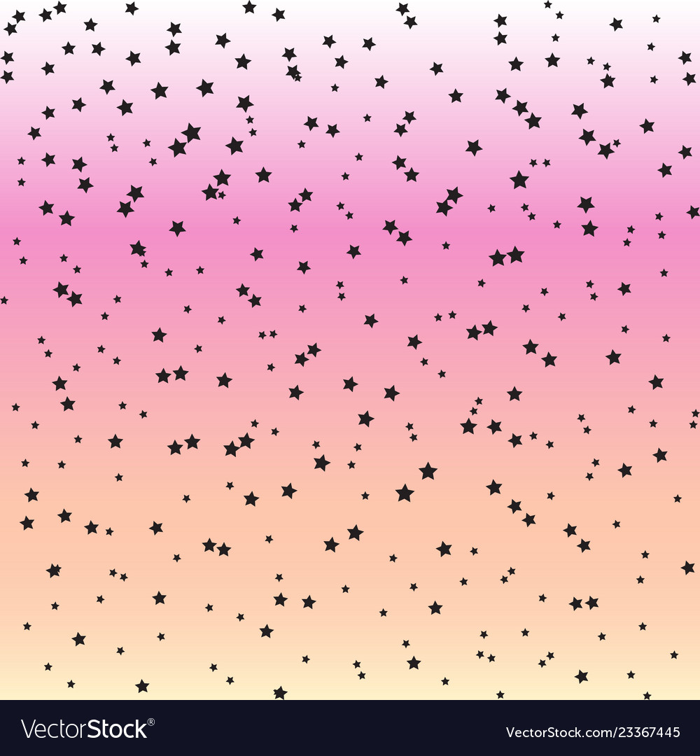 Star background confetti design pattern falling