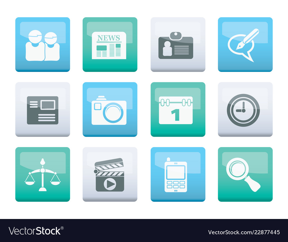 Web site computer and business icons