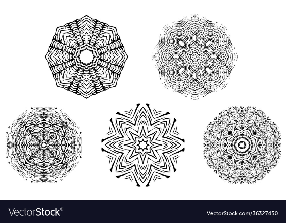 Abstract mandala design