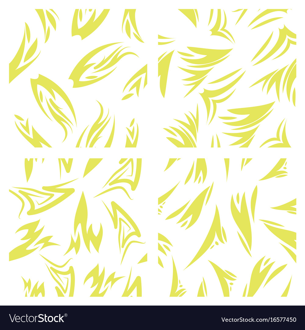 Assembly of patterns in striped style