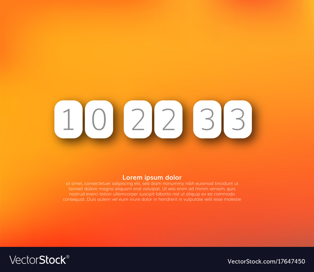 Digital Countdown Timer