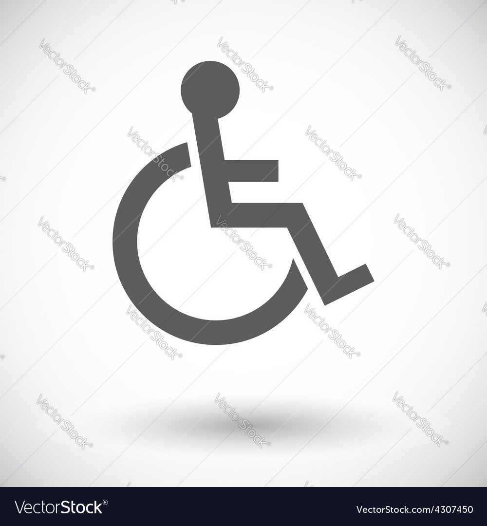 Disabled single icon