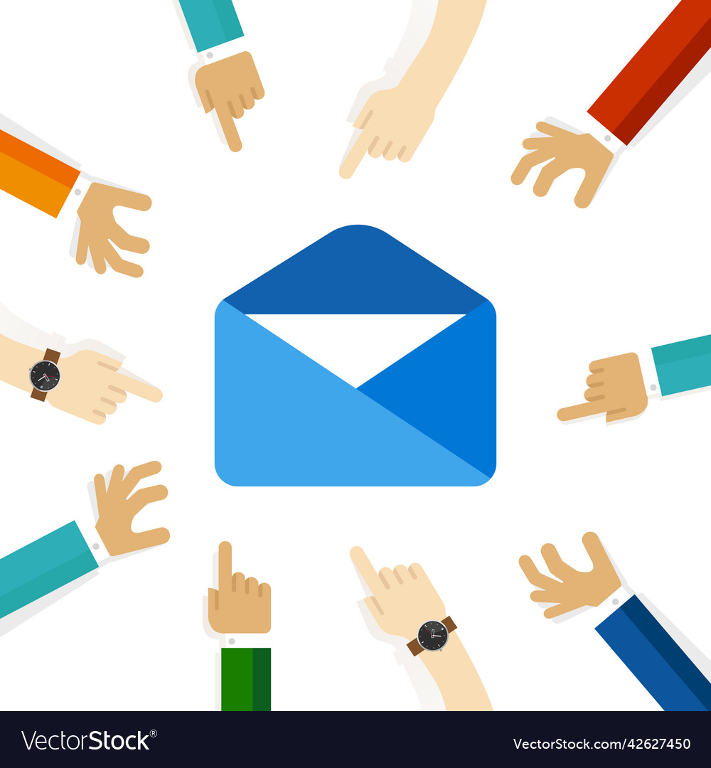 Email envelope sending online digital message icon vector image Email envelope sending online digital message icon