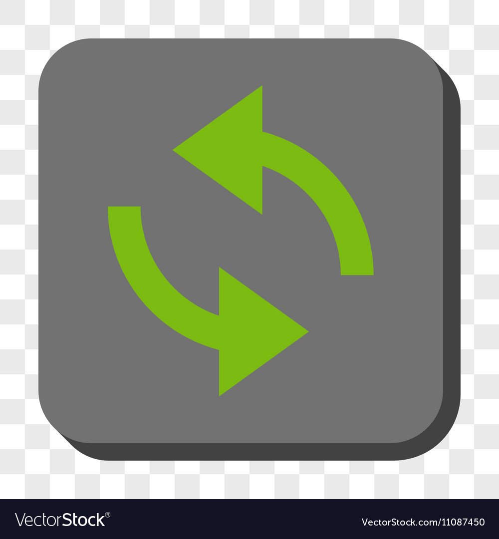 Exchange arrows rounded square button