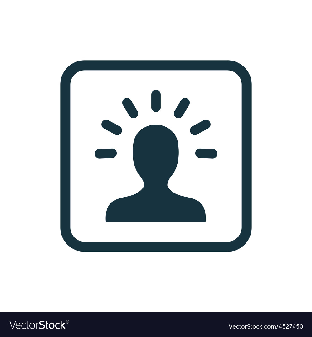 Idea icon rounded squares button