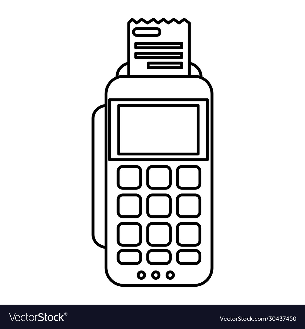 Isolated dataphone with receipt design