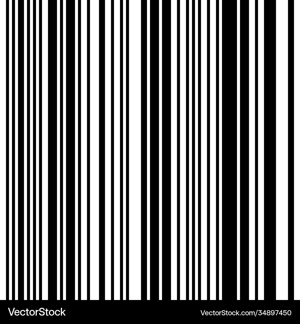 Seamless pattern with vertical black lines Vector Image