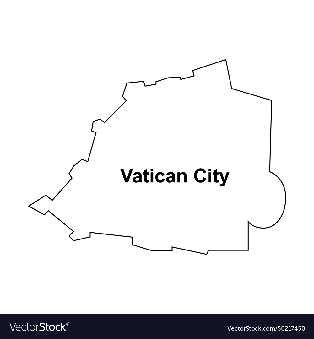 Vatican map Royalty Free Vector Image - VectorStock