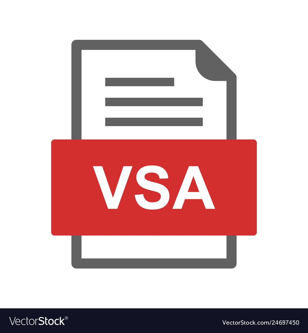 Vsa file document icon