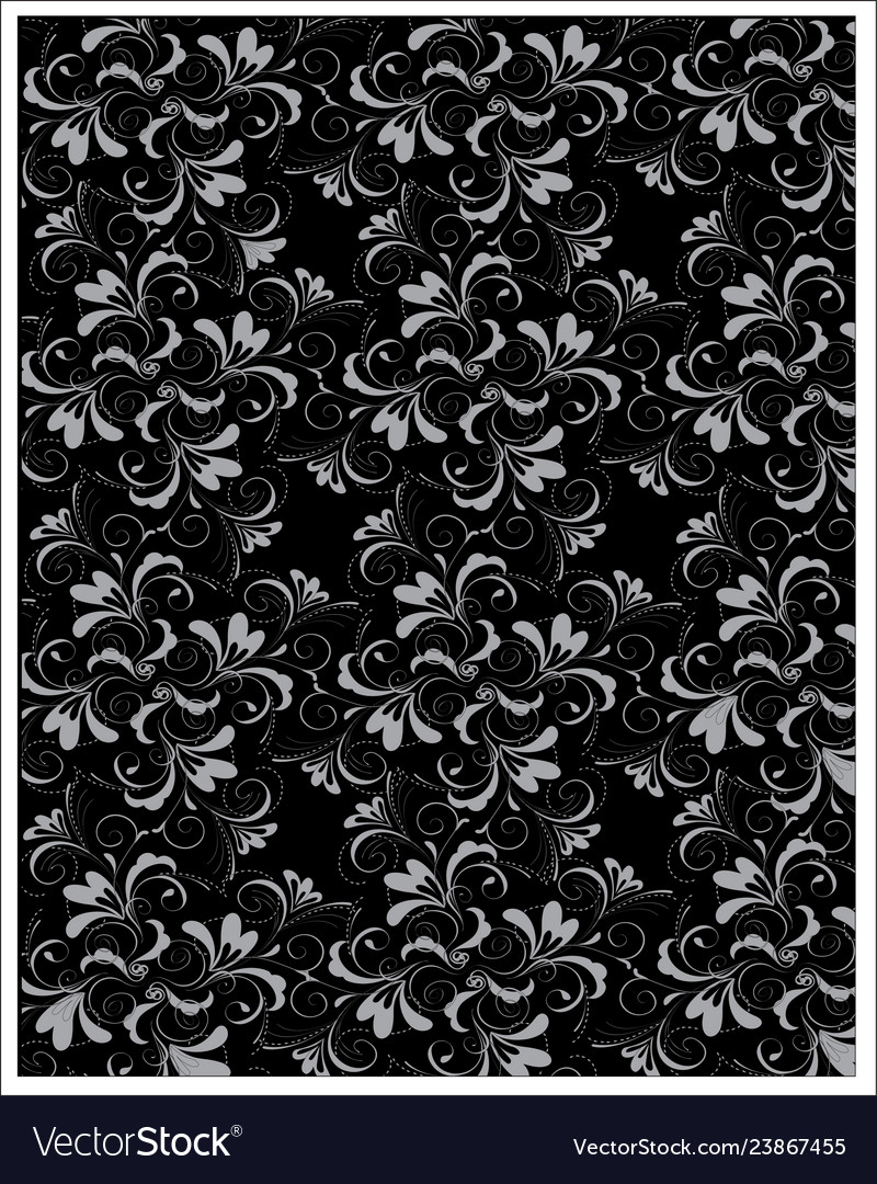 Batik design style patterns are same for fabric vector image Batik design style patterns are same for fabric